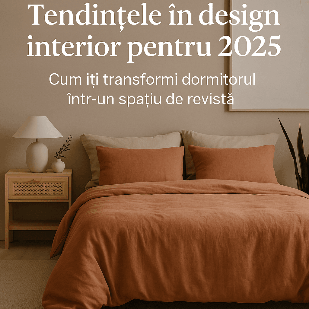 Tendințele în design interior pentru 2025 – Cum îți transformi dormitorul într-un spațiu de revistă
